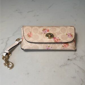 Coach Floral Eyeglass Case